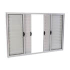 Janela Veneziana Em Aço 100 X 120 X 14 Cm 6 Folhas Branco Prá