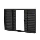 Janela Veneziana Em Aço Primer 100x100x12 Cm 4 Folhas Standar