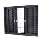 Janela Veneziana Em Aço Primer 100x150x12 Cm 6 Folhas Grade Q