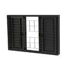 Janela Veneziana Em Aço Primer 100x200x14 Cm 6 Folhas Grade Q