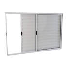 Janela Veneziana Em Alumínio 100 X 100 X 8 Cm 3 Folhas V. Bor