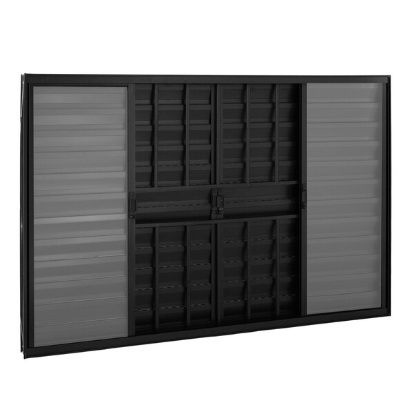 Janela Veneziana Em Alumínio 100 X 120 X 8 Cm Grade 6 Folhas