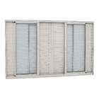Janela Veneziana Em Alumínio 100 X 150 X 8,7 Cm 6 Folhas Alum