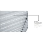 Janela Veneziana Em Alumínio 100x120 Cm 3 Folhas Direita Bran