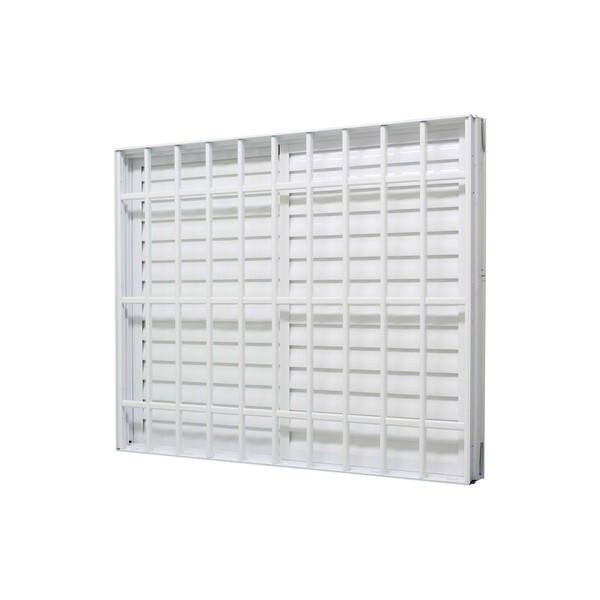 Janela Veneziana Em Alumínio Branco 3 Folhas Direita Caribe M