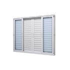 Janela Veneziana Em Alumínio Branco 6 Folhas Perfecta Max 100