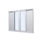 Janela Veneziana Em Alumínio Branco 6 Folhas Perfecta Max 120