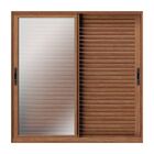 Janela Veneziana Em Alumínio Piacere 100x100x10,2cm Amadeirad