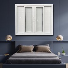 Janela Veneziana Lambril 6 Folhas Linha Veneza 100x200 Branco