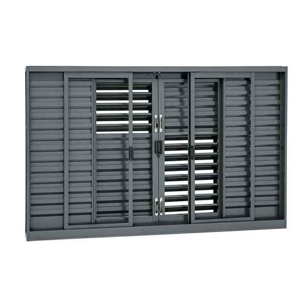 Janela Veneziana Multiflex Em Aço 100 X 200 X 16 Cm 6 Folhas
