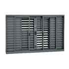 Janela Veneziana Multiflex Em Aço 120 X 200 X 16 Cm 6 Folhas