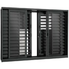 Janela Veneziana Multiflex Em Aço 120x200 Cm 6 Folhas Preta P