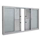 Janela Veneziana Multiflex Em Alumínio 120 X 200 X 14 Cm 6 Fo