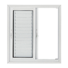 Janela Veneziana de Correr 3 Folhas Alumínio Pintado Branco Sob Medida Linha 25 OGB Esquadrias