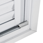 Janela Veneziana de Correr 3 Folhas Alumínio Pintado Branco Sob Medida Linha 25 OGB Esquadrias
