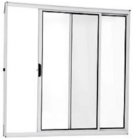 Janela Vitro 2 Folhas 1,20x1,50 Alumínio Branco S/g