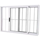 Janela Vitro 2 Folhas Alumínio Branco Linha 25 Com Grade Medi