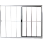 Janela Vitro 2 Folhas Alumínio Brilhante Modular Com Grade -