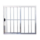 Janela Vitro 2 Folhas Com Grade Aluminio Brilhante - 1.00 (a)