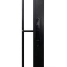 Janela Vitro 2 Folhas Com Grade De Correr Alum. Preto Linha V