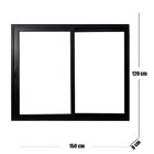 Janela Vitro 2 Folhas De Correr De Alumínio Linha 25 120cm X