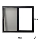 Janela Vitro 2 Folhas De Correr Tela Mosquiteira Alumínio 100