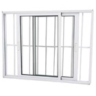 Janela Vitro 2 Folhas Móveis Alumínio Branco Linha 25 Com Gra