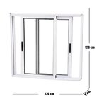 Janela Vitro 2 Folhas Móveis Alumínio Branco Linha 25 Medidas