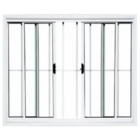 Janela Vitro 4 Folhas 1,20x2,00 Alumínio Branco C/g