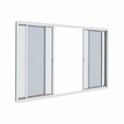 Janela Vitrô 4 Folhas 1,50m X 1,00m Sem Grade Em Alumínio Bra