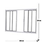 Janela Vitro 4 Folhas Alumínio Branco 1.20  X 2.00 Modular