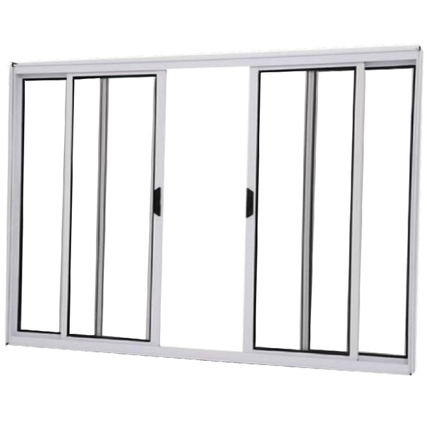 Janela Vitro 4 Folhas Alumínio Branco Modular - Dc 120 X 120