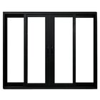 Janela Vitro 4 Folhas Alumínio Preto Linha 25 Medidas:100 X 1