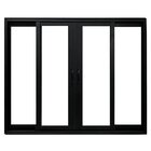 Janela Vitro 4 Folhas Alumínio Preto Linha 25 Medidas:120 X 1
