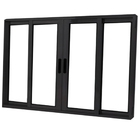 Janela Vitro 4 Folhas Alumínio Preto Linha 25 Medidas:120 X 2