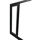 Janela Vitro 4 Folhas Alumínio Preto Linha 25 Medidas:120 X 2