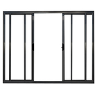 Janela Vitro 4 Folhas Alumínio Preto Linha Modular Medidas:10