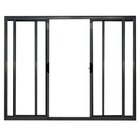 Janela Vitro 4 Folhas Alumínio Preto Linha Modular Medidas:12