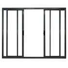 Janela Vitro 4 Folhas Alumínio Preto Linha Modular Medidas:12