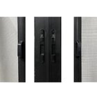 Janela Vitro 4 Folhas Tela Mosquiteira Linha 25 Alum. Preto 1