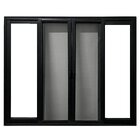 Janela Vitro 4 Folhas Tela Mosquiteira Linha 25 Alum. Preto 1
