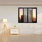 Janela Vitro 4 Folhas Tela Mosquiteira Linha 25 Alum. Preto 1