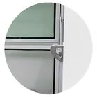 Janela Vitro Basculante 40x60 Alumínio Branco Com Vidros