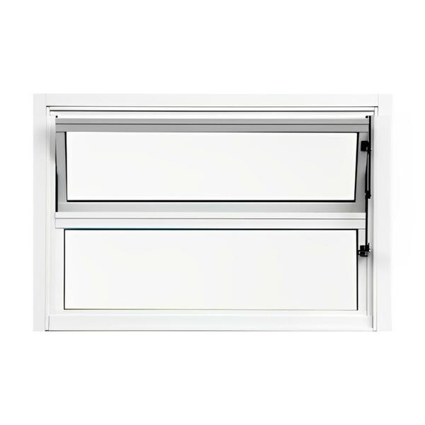Janela Vitro Basculante 40x60 Alumínio Branco Com Vidros