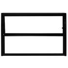 Janela Vitro Basculante 40x60 Alumínio Preto Com Vidros