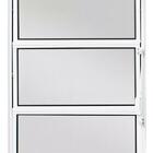 Janela Vitro Basculante 60x40 Alumínio Branco Com Vidros