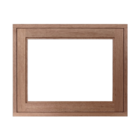 Janela Vitrô Max Panorâmico 60cm X 80cm X 14cm Cedro Arana -