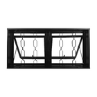 Janela Vitro Maxim-ar 100x50 Req. 7cm Grade Elo Corrente