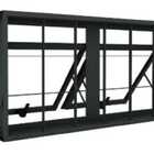 Janela Vitro Maxim-ar 100x50 Req. 7cm Grade Quadriculada Stan