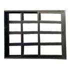 Janela Vitrô Travessa 3 Planos Linha 25 120x150 Preto